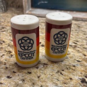 Vintage Disney Epcot collectible Salt and Pepper shakers